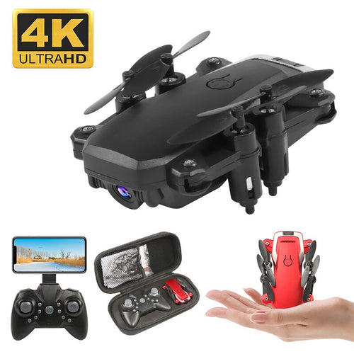 Hot Mini Drone with 4K Camera HD Foldable Drones One-Key Return FPV Quadcopter Follow Me RC Helicopter Quadrocopter Kid's Toys