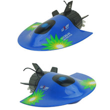 Rc Submarine Mini Rc Fishing Boat High Speed Racing Boat 27Mhz Radio Remote Control Submarine Toys for Children Gift Outdoor Toy