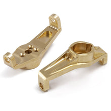 YEAHRUN 1Pair Heavy Duty Brass Front Hub Carrier for Traxxas TRX4 1/10 RC Crawler Counterweights