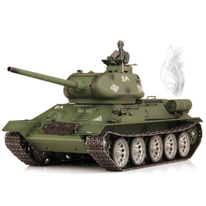 1:16 Soviet T-34 Medium Tank 2.4G Remote Control Model Military Tank With Sound Smoke Shooting Effect 3 Version Edition