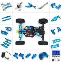 Wltoys 12428 12423 RC Car all upgrade metal parts RC truck Front Rear Differential Gear 12428-0011/0012/0013/0014 12428 parts