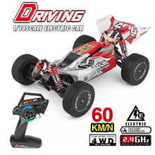 Wltoys 144001 1/14 2.4G RC Buggy 4WD High Speed Racing RC Car Vehicle Models 60km/h RC Racing Car 550 Motor RC Off-Road Car RTR