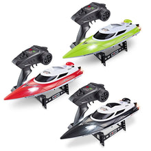 HJ806 RC Boat 35km/H High Speed Fast Ship With Cooling Water System Boat Night Light Double Layer Waterproof RC Boats Toys Gifts