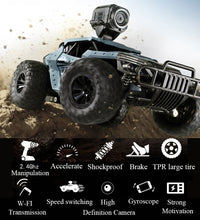 25KM/H Electric High Speed Racing RC Car with WiFi FPV 720P Camera HD 1:18 Radio Remote Control Climb Off-Road Buggy Trucks Toys