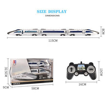 kids toys RC Toy gift RC Rail Train Simulated Subway High-Speed Train EMU Model With light and Sound RC Car Toys for children