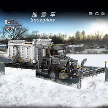 Yeshin Technic Car Toys The MOC Legoing Snowplow Car Model Building Blocks Bricks Assembly Car Toys Kits Kids Christmas Gifts