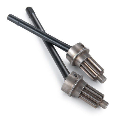 AXSPEED 2pcs/set Stainless Steel Front Axle CVD Drive Shafts For 1/10 RC TRX4