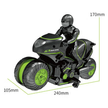 Remote Control Motorcycle Car Toys Rechargeable 2.4G RC Stunt Motorcycle 360 Rotating Drift High Speed Climbing Motor Toys