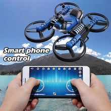 2-In-1 Variant Remote Control Motorcycle Drones with Camera Wifi Folding Toy