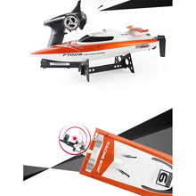 EU Plug FT009 2.4GHz 4 Channel Water Cooling High Speed Racing RC Boat Gift