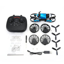 2 in 1 Deformation RC Folding Motorcycle 2.4G WIFI Remote Control Motor Bike Folding 4 Axis 0.3MP WiFi camera Drone
