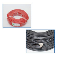 10meter/lot High Quality wire silicone 10 12 14 16 18 20 22 24 26 AWG 5m red and 5m black color