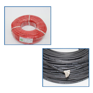 10meter/lot High Quality wire silicone 10 12 14 16 18 20 22 24 26 AWG 5m red and 5m black color