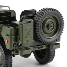 C606 1:10 RC Car 2.4G 4WD Convertible Remote Control Light Jeep Four-Wheel Drive Off-Road Military Climbing Car Toy Kid Gift