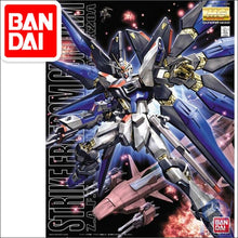 Japaness Bandai Original MG 1/100 Gundam Model ZGMF-X20A Strike Freedom Destroy Armor Unchained Mobile Suit Kids Toys BANDAI