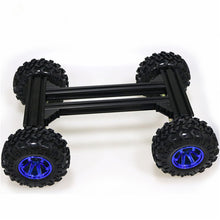 4WD Large Metal Smart RC Tank Car Chassis Kit 130mm Rubber Wheel + Wireless Controller 4pcs High Torque Motor DIY For Arduino