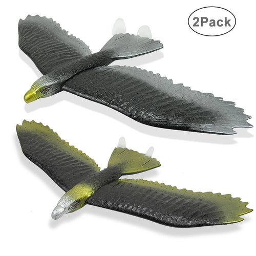 2PCS EPP Foam Airplane Hand Throwing Eagle Glider Outdoor Launch Glider Plane Kids Gift Toy 57CM Interesting Toys