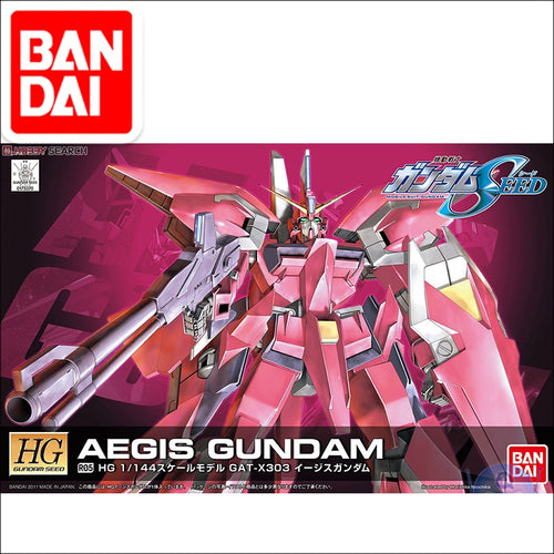 Original Gundam HG 1/144 Model GAT-X303 AEGIS GUNDAM Mobile Suit SEED DESTINY Kids Toys