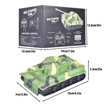 Remote Control Tank Anti-gravity Ceiling Climbing Wall 360 Rotation Stunt Tank RC Model Toy Best Gift For Kids