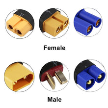 Amass XT60 to XT90 TRX XT30U EC3 EC5 4.0mm banana Female to Male Converter Adapter Plug For Lipo Battery RC Parts Custom Made