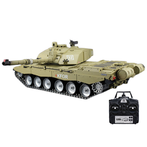 1:16 British Challenger Ⅱ Main Battle Tank 2.4G Remote Control Model Tank with Sound Smoke Effect Metal Ultimate Edition