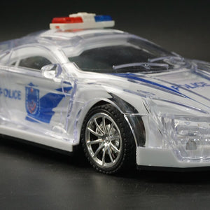 1/18 RC car cool lighting high speed remote control RC police car with 3D lights children toys happy Christmas gift