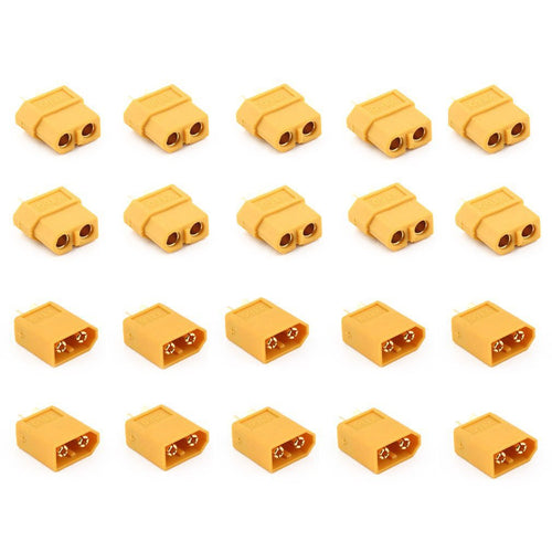 New 10 Pairs XT60 Male + Female Plugs Bullet Connectors for RC Lipo Battery and Motor Drone Accessories Plug and Play