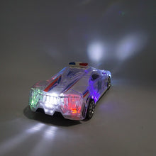 1/18 RC car cool lighting high speed remote control RC police car with 3D lights children toys happy Christmas gift