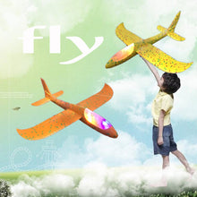 Hand throw airplane EPP Foam Outdoor Launch Glider Plane Kids Toys 48 cm Interesting Launch Throwing Inertial Model Gift funny
