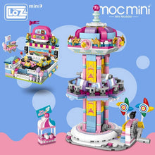 LOZ Mini building Blocks park mini architecture bricks model Assembly Educational DIY kits kids toys Ferris DIY Bricks Toys