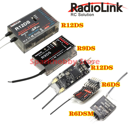RadioLink Original de radioenlace receptor R6DS R6DSM R9DS R12DS R12DSM byme D controlador de vuelo