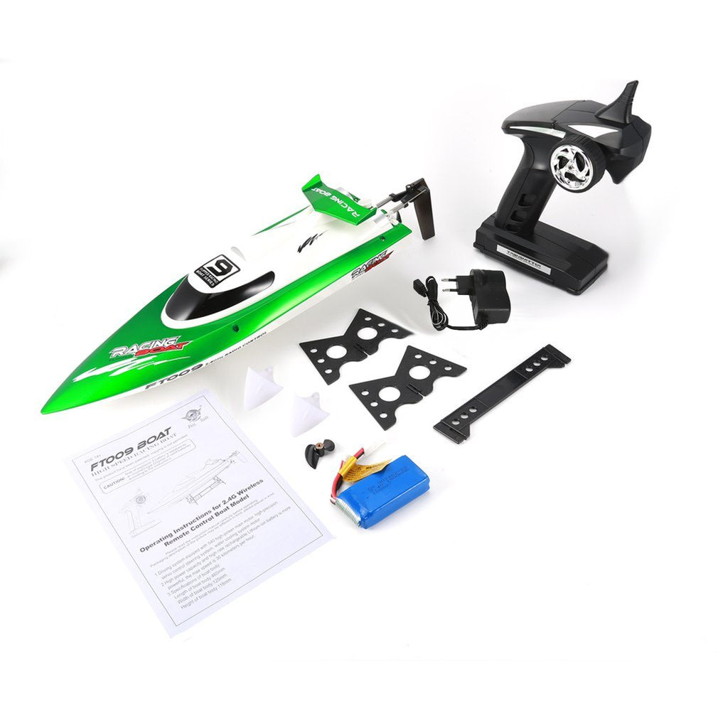 New Feilun FT009 2.4G 4CH Water Cooling RC Racing Boat 30km/h Super Speed Electric RC Boat Toy Remote Control Boats