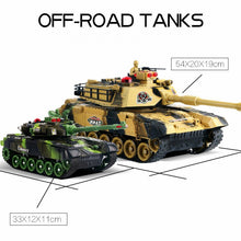 super remote control tank charging battle can launch cross-country tracked remote control vehicle boys play
