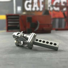 Metal Hitch Trailer Hook For 1:10 Scx10 90046 90047 Traxxas Trx4 Rc Crawler Car(Silver)