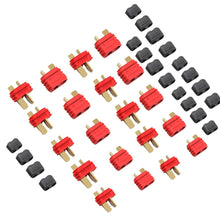 2/5/10 Pairs AMASS Upgrated Sheathed T Plug Connectors Dean Style with Protection Cover for RC Battery ESC Motor Controller
