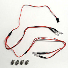 RC On-Road 4 LED Car Auto Night Light 5mm White & 3mm Red Headlamps Light Led Motorcycle Headlight Car Headlights