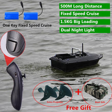 Constant Speed Cruise Function 500m Smart Lure Fishing Remote Control Fishing Bait Boat Auto RC Remote Control Fishing Bait Boat