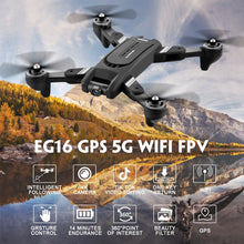 Eachine EG16 WINGGOD GPS 5G RC Drone WiFi FPV with 4K HD Camera Foldable Optical Flow Positioning Dual Lens Quadcopter RTF