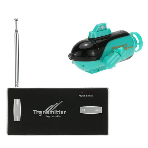 Mini Radio Racing RC Submarine Remote Control Boat Toy Gift With LED Light Light RC Toy Gift Colors Waterproof