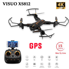 VISUO XS812 GPS 5G WiFi FPV With 4K FHD Camera 15mins Flight Time Foldable RC Drone Quadcopter RTF Kids Birth Gift