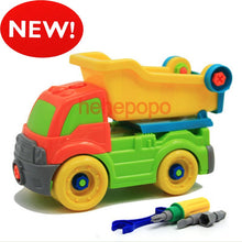 26cm Screwing Blocks MIXER Truck Take Apart Toy Car Screws DIY Assembly Car Toy for Kids Truck Model Building Kits Plastic Toy