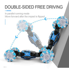 4WD RC Stunt Car Watch Control Gesture Induction Deformable Electric RC Drift Car Transformer Car Toys for Kids with LED Light