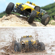 None HBX 12891 1/12 4WD 2.4G Waterproof Hydraulic Damper RC Desert Buggy Truck with LED Light