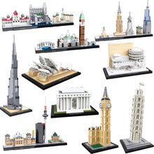 City Architecture Compatible Legoingly New York Berlin Venice Budapest Louvre Pair America Model Buildings Blocks Kits Kids Toys