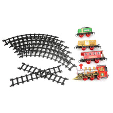 12pcs Lights & Sounds Classic Christmas Train Christmas Festival Child Gifts Decor Ornament Gift 2 STYLE