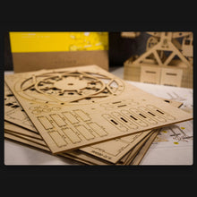 129Pcs DIY 3D Ferris Wheel Puzzle Wooden Model Building Kit Assembly Ferris Wheel Toy block assembly toys