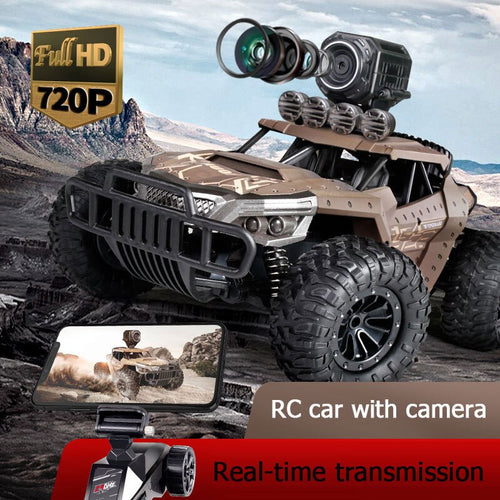 25KM/H Electric High Speed Racing RC Car with WiFi FPV 720P Camera HD 1:18 Radio Remote Control Climb Off-Road Buggy Trucks Toys