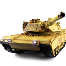 1:24 M1A2 Tank Toy Children Remote Control Car Model 2.4GHz Kids Early Eductional Parent-child Interactive Puzzle