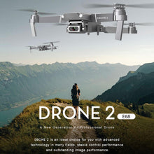 New E68 WIFI FPV Mini Drone With Wide Angle HD 4K 1080P Camera Hight Hold Mode RC Foldable Quadcopter Dron Gift