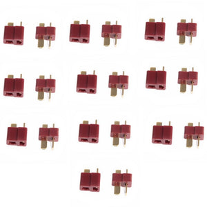 10Pairs 20PCS T Plug Male Female Deans Connectors For RC LiPo Battery RC FPV Racing Drone